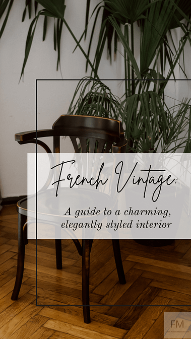 French Vintage decor