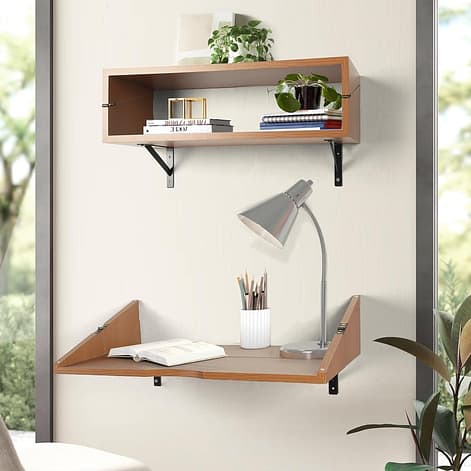 minimalist multi purpose wall desk