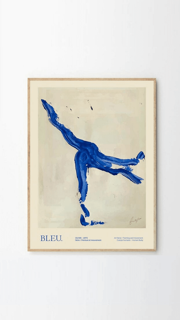Bleu: Minimalist Art Prints