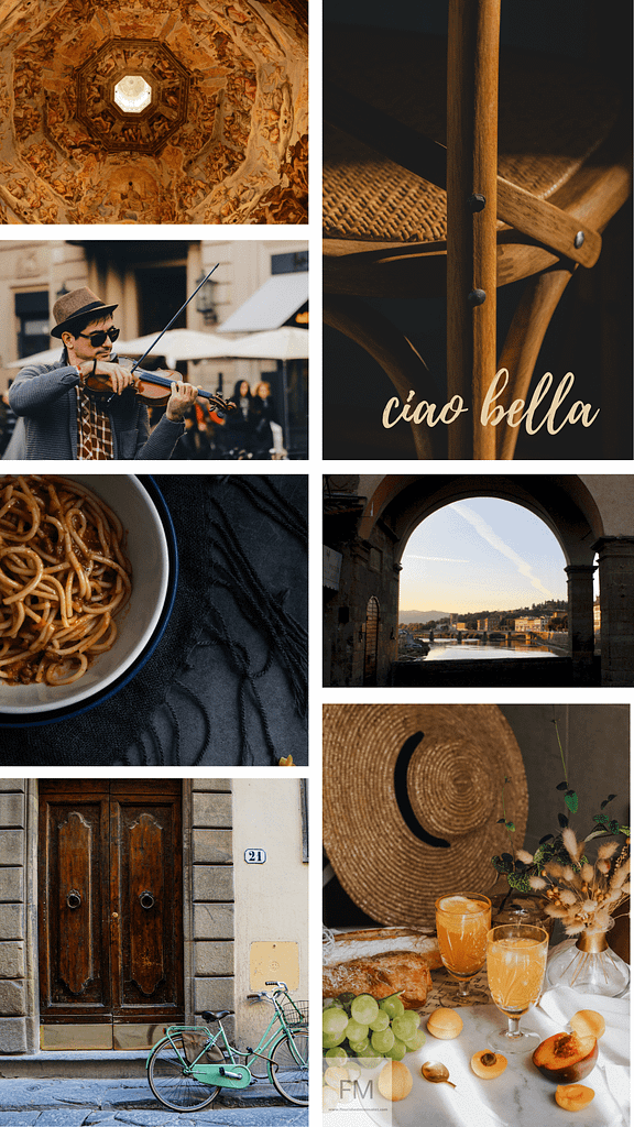 SUMMER IN FLORENCE:Inspiration Mood Board 03 