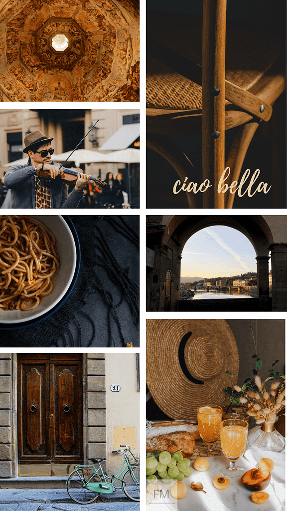 SUMMER IN FLORENCE:Inspiration Mood Board 03