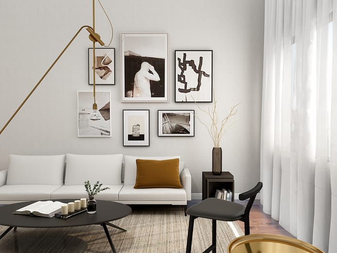 500-square-foot studio apartment design ideas